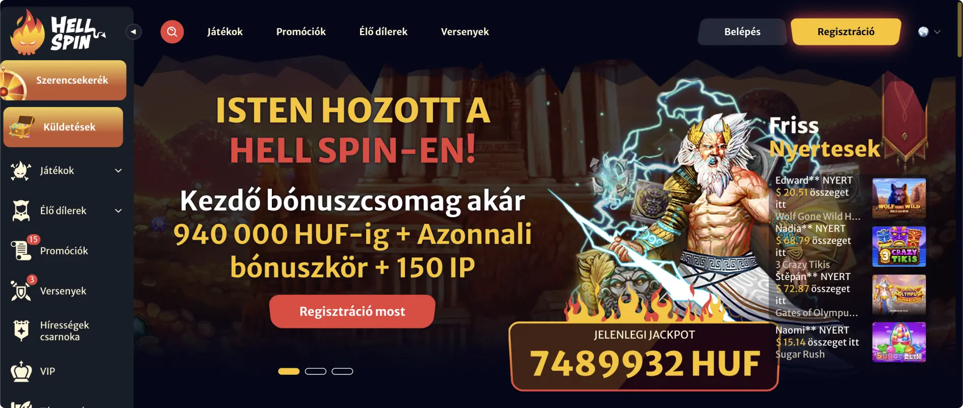 HellSpin Játékok HellSpin Játékok